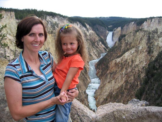 2006 family reunion in Yellowstone National Park